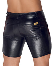 Load image into Gallery viewer, Men's shirt made of power wet look with 3D mesh inserts