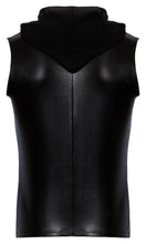 Load image into Gallery viewer, Men's shirt made of power wet look with 3D mesh inserts