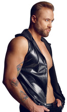 Load image into Gallery viewer, Men's shirt made of power wet look with 3D mesh inserts