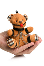 Laden Sie das Bild in den Galerie-Viewer, Teddybär mit Ballknebel Schlüsselanhänger