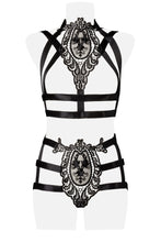 Laden Sie das Bild in den Galerie-Viewer, 2-teiliges Harness Set - Weiblichkeit mit Stil
