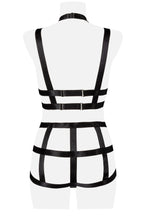 Laden Sie das Bild in den Galerie-Viewer, 2-teiliges Harness Set - Weiblichkeit mit Stil