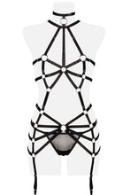 Laden Sie das Bild in den Galerie-Viewer, 2-teiliges Harness Set - Weiblichkeit mit Stil