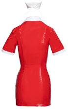 Load image into Gallery viewer, Women's dress, in plus sizes, made of vinyl