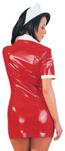 Load image into Gallery viewer, Women's dress, in plus sizes, made of vinyl