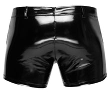 Laden Sie das Bild in den Galerie-Viewer, Lack- Herrenshorts mit Reißverschluss