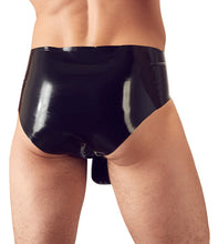 Laden Sie das Bild in den Galerie-Viewer, Latex Herrenslip mit Penishülle - Weiblichkeit mit Stil