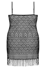 Laden Sie das Bild in den Galerie-Viewer, schwarzes Damenkleid, in Übergrößen aus Spitze