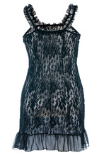 Laden Sie das Bild in den Galerie-Viewer, schwarzes Negligee, in Übergrößen - Weiblichkeit mit Stil