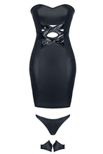 Laden Sie das Bild in den Galerie-Viewer, schwarzes Minikleid - Weiblichkeit mit Stil