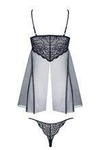 Laden Sie das Bild in den Galerie-Viewer, schwarzes Babydoll - Weiblichkeit mit Stil