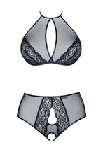 Laden Sie das Bild in den Galerie-Viewer, schwarzes BH-Set - Weiblichkeit mit Stil
