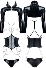 Laden Sie das Bild in den Galerie-Viewer, schwarzes Set - Weiblichkeit mit Stil