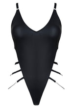 Laden Sie das Bild in den Galerie-Viewer, schwarzer Ketten-Damenbody - Weiblichkeit mit Stil