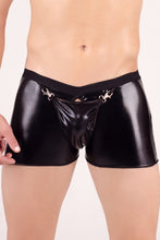 Laden Sie das Bild in den Galerie-Viewer, schwarzer Herren-Boxershorts - Weiblichkeit mit Stil