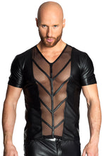 Laden Sie das Bild in den Galerie-Viewer, schwarzes Herrenshirt - Weiblichkeit mit Stil