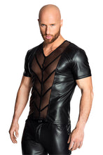 Laden Sie das Bild in den Galerie-Viewer, schwarzes Herrenshirt - Weiblichkeit mit Stil