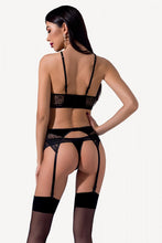 Laden Sie das Bild in den Galerie-Viewer, schwarzes BH-Set - Weiblichkeit mit Stil