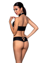 Laden Sie das Bild in den Galerie-Viewer, schwarzes BH-Set PA596246