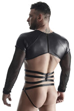 Laden Sie das Bild in den Galerie-Viewer, Herrenshirt schwarz mit langen Armen