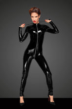 Laden Sie das Bild in den Galerie-Viewer, PVC Damenoverall mit langem 3-Wege Zipper - Weiblichkeit mit Stil