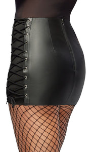 Leather skirt for women