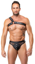 Load image into Gallery viewer, NEU Harness-Set für Herren aus Leder