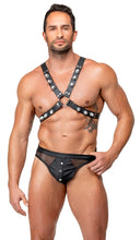 Load image into Gallery viewer, NEU Harness-Set für Herren aus Leder
