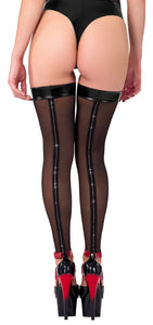 black stockings, plus sizes