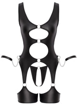 Load image into Gallery viewer, Women&#39;s coat, in plus sizes, made of black lacquer
