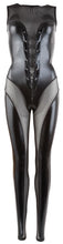 Load image into Gallery viewer, Ladies' catsuit with mesh material and wet look