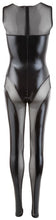 Load image into Gallery viewer, Ladies' catsuit with mesh material and wet look