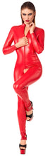 Laden Sie das Bild in den Galerie-Viewer, NEU WETLOOK OVERALL OUVERT