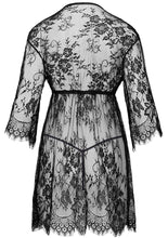 Load image into Gallery viewer, Women's coat, in plus sizes, made of black lacquer