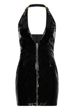 Load image into Gallery viewer, NEU Helix Halter Damenkleid aus Datex