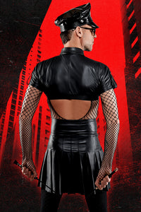 Men's skirt black by Regnes Fetish Planet Crossdresser Fetish Line