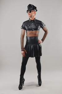 Men's skirt black by Regnes Fetish Planet Crossdresser Fetish Line