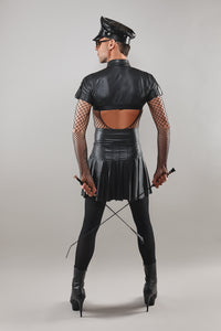 Men's skirt black by Regnes Fetish Planet Crossdresser Fetish Line