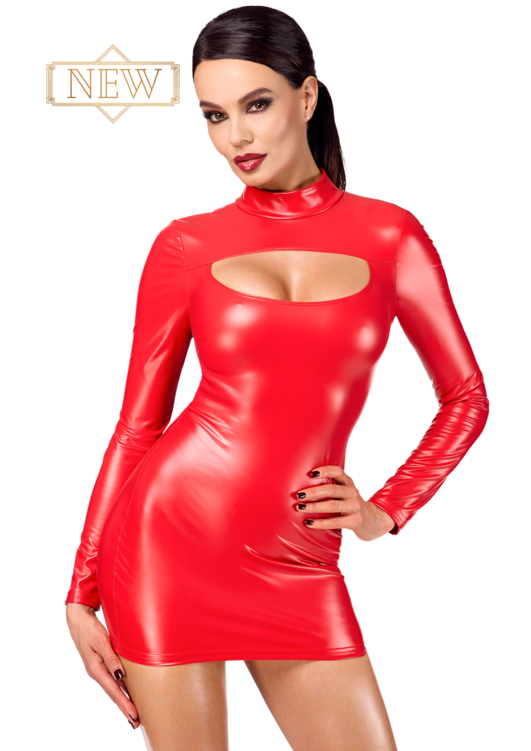 NEU Damenkleid mit Cut-outs F367