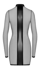 Laden Sie das Bild in den Galerie-Viewer, NEU Crossfire Mesh &amp; Wetlook Mini- Damenkleid F369
