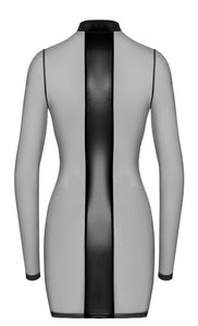 NEU Crossfire Mesh & Wetlook Mini- Damenkleid F369