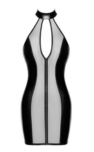 Laden Sie das Bild in den Galerie-Viewer, NEU Luxuria Kristall-Transparent-Mini- Damenkleid F370