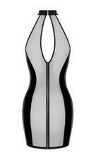 Laden Sie das Bild in den Galerie-Viewer, NEU Luxuria Kristall-Transparent-Mini- Damenkleid F370