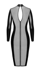 Laden Sie das Bild in den Galerie-Viewer, NEU Luxuria Midi- Damenkleid mit transparentem Rücken F371