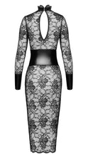Laden Sie das Bild in den Galerie-Viewer, NEU Noirelle Spitzencorsagen-Midi- Damenkleid F375