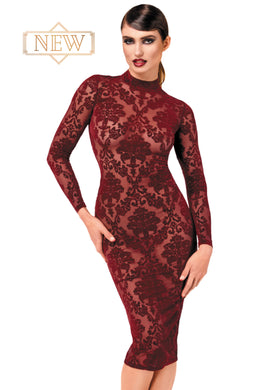 NEU Kink Royal MiDI-Damenkleid F384