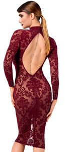 NEU Kink Royal MiDI-Damenkleid F384
