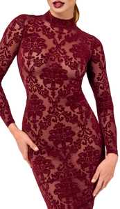 NEU Kink Royal MiDI-Damenkleid F384