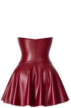 Load image into Gallery viewer, NEU F396 Dark Romance Korsett-Minikleid in Bordeaux