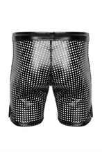 Load image into Gallery viewer, Men&#39;s shorts in power wet look and 3D mesh